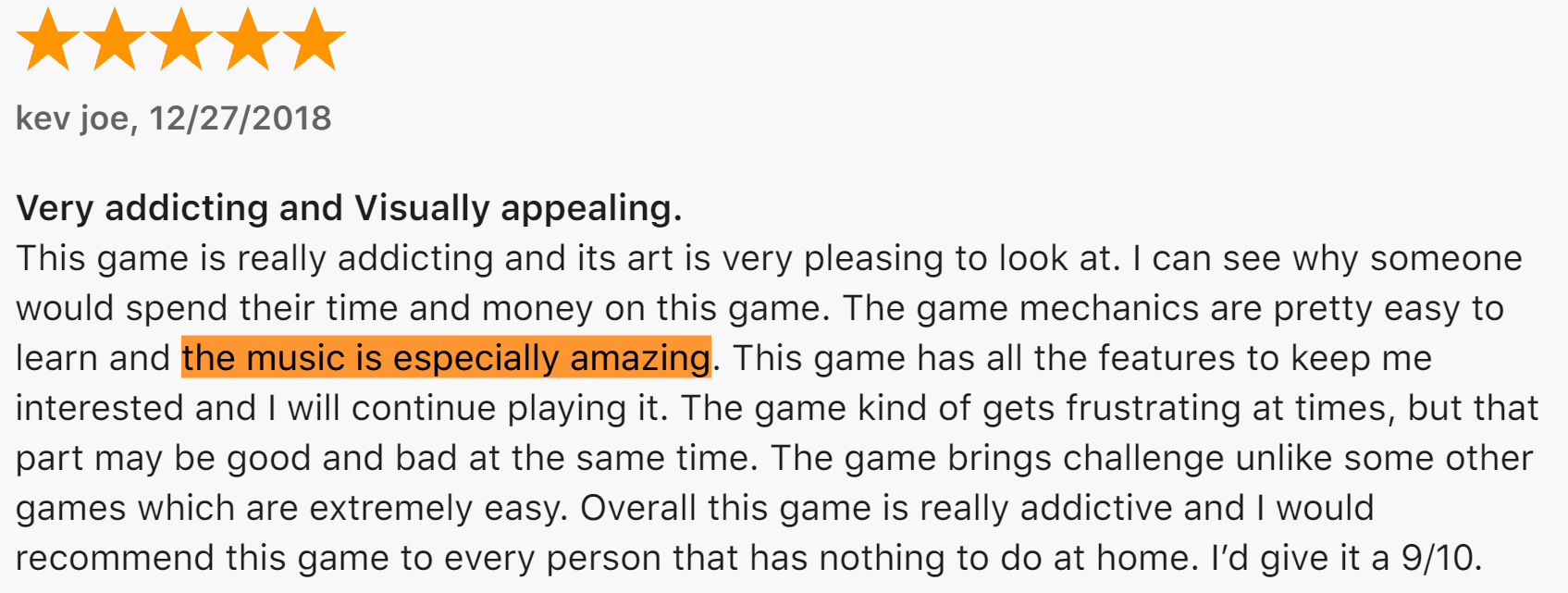 review